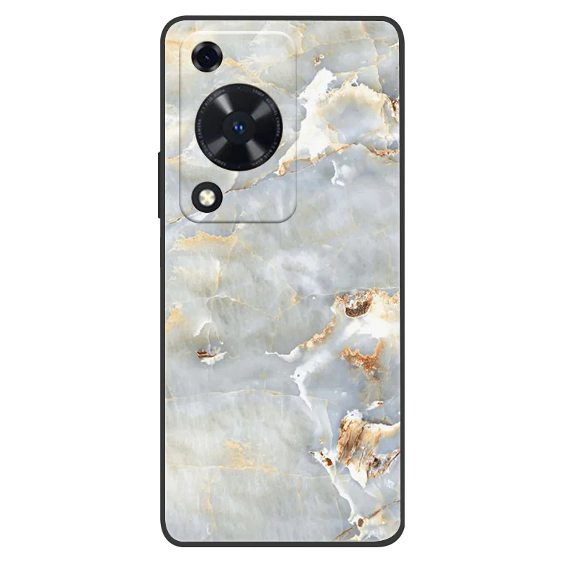 Marble Soft Matte Silicone Back Cover – Full Coverage Phone Shell