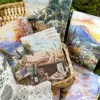 Journamm 30sheets Landscape Diary Scrapbook Paper Vintage Nature Paper for Junk Journaling Scrapbooking Crafting DIY Diaries 1