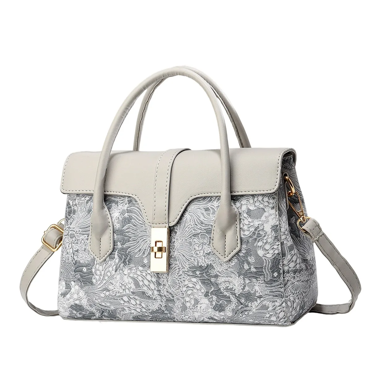 حقيبة يد نسائية مطرزة كلاسيكية