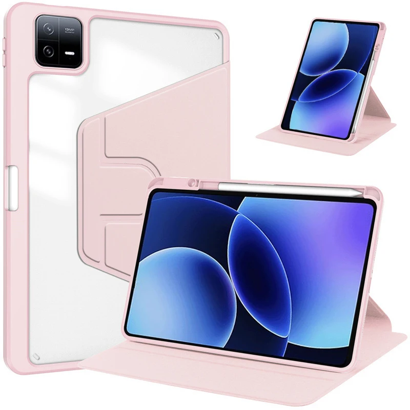 Enhanced Protective 360 Rotating Tablet Case with Pen Holder