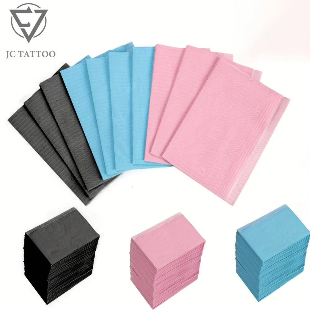 Disposable Tattoo Clean Pad 25/50/100Pcs Tattoo Waterproof Table Covers Patient Dental Napkins Accessories