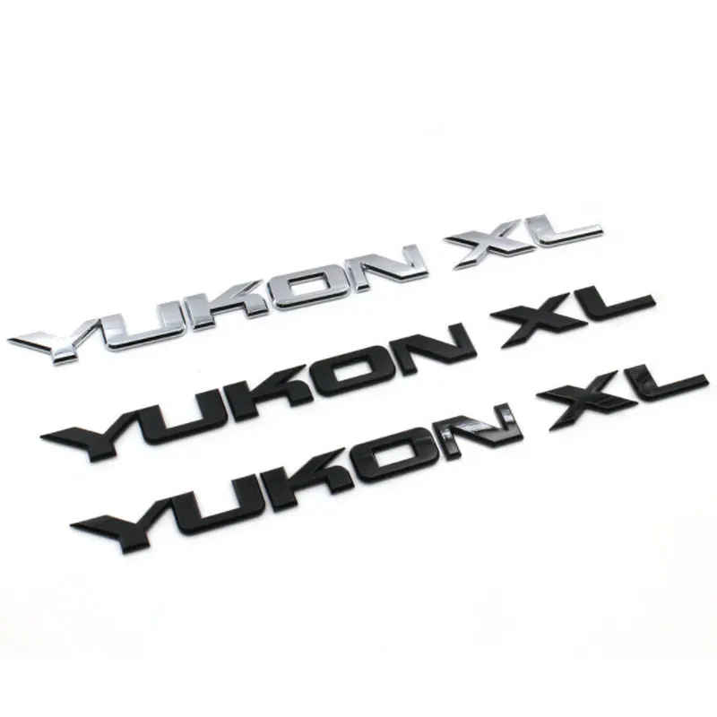 

For GMC CHEVOLET pickup modified accessories YUKON XL letter label car stickers rear trunk badge door side logo decorate decal