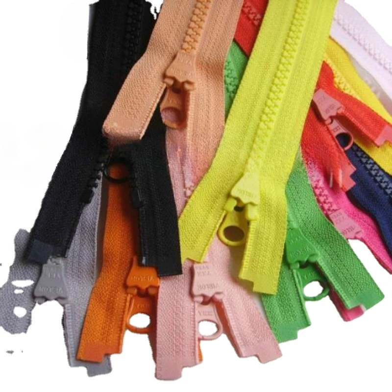 

10pcs/Lot 5# 45cm Short Resin Ykk Zipper Single Open Black Blue Red Pink Orange Kids Jacket Sweater Tailor Sewing Accessories