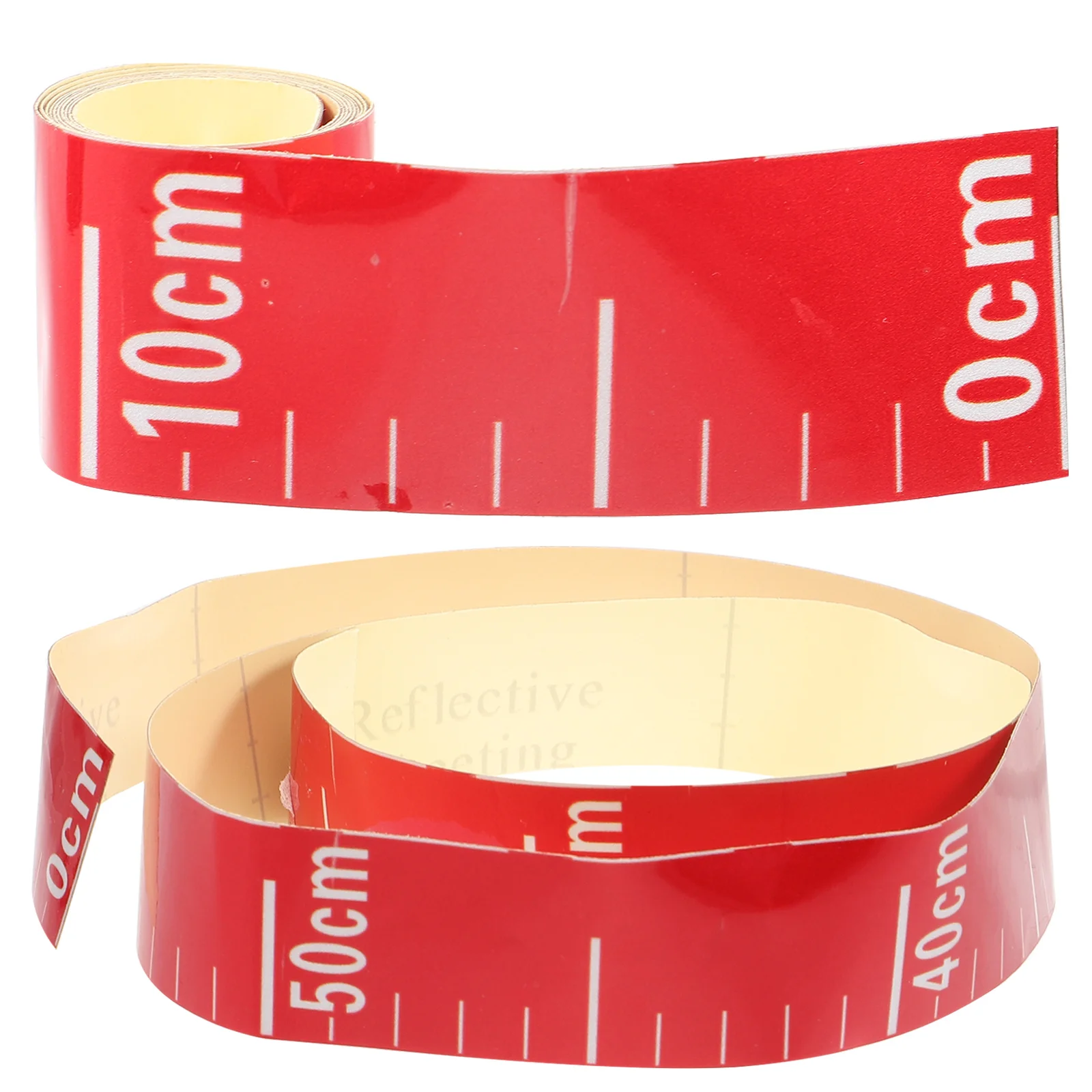 2개입 수위 게이지 스티커 자가 접착식 탱크 풀 깊이 측정 수위 게이지 도구 방수