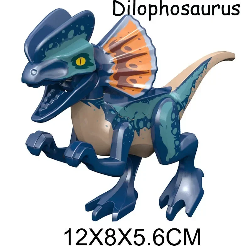 thumbnail image 1 of Figuras de bloques de construcción de dinosaurios de Jurassic World Park, Velociraptor, Raptor, Indominus Rex, Indoraptor, modelo de bestia, juguetes para niños, 1 of 5