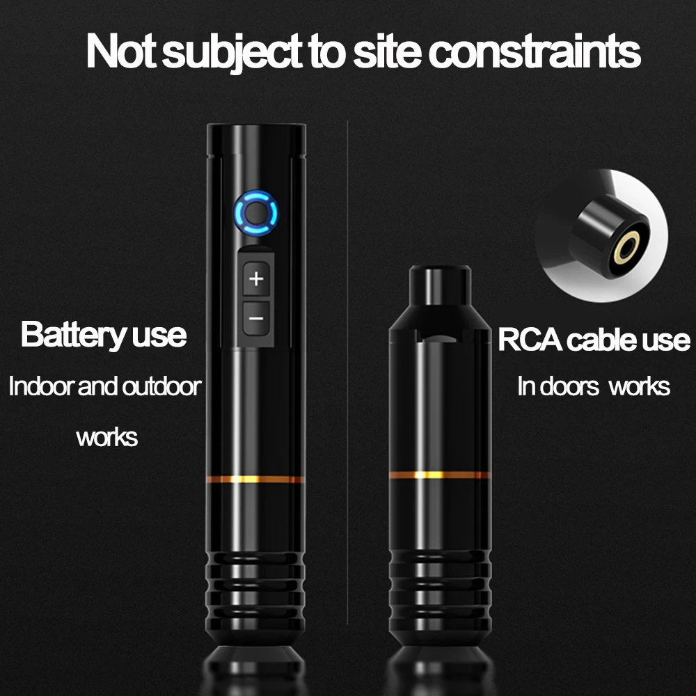 Portable Wireless Tattoo Pen 3.5mm Stroke 800mah