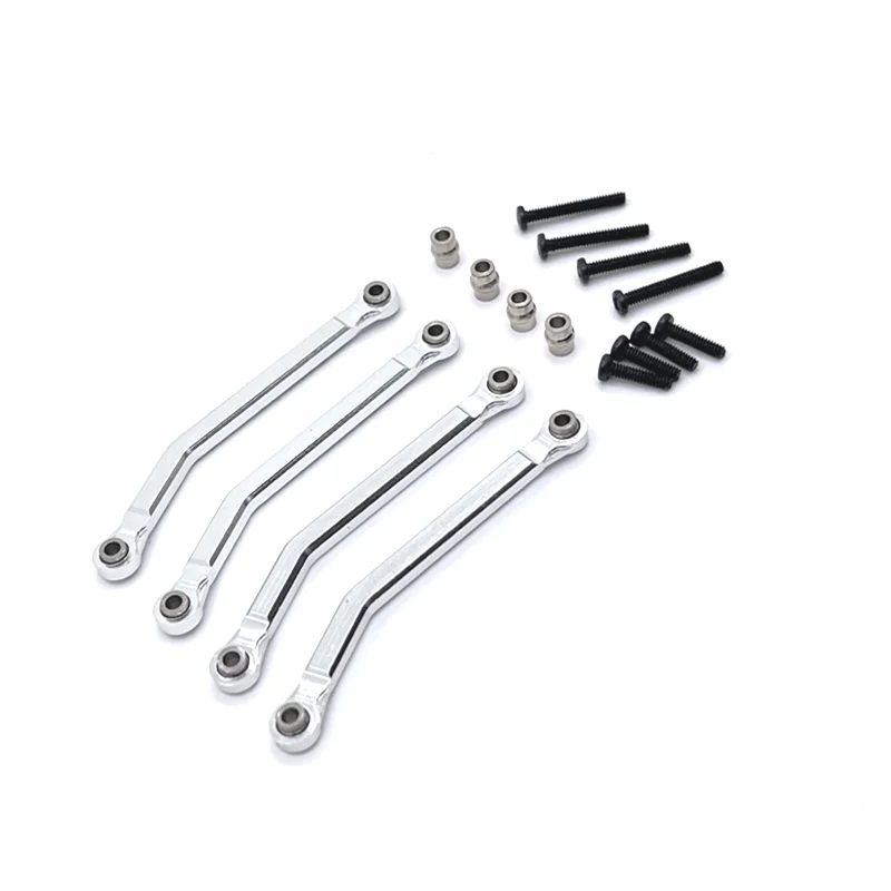 Eslabón Fijo de Chasis para Mejora y Reacondicionamiento Metálico con Proceso CNC para Piezas de Coche RC FMS 1/24 Xiaoq