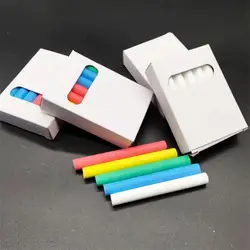 for Children Convenient 12 Sticks Water-soluble Dustless Chalkboard Chalk Crayons School Office Supplies Drawing Chalk