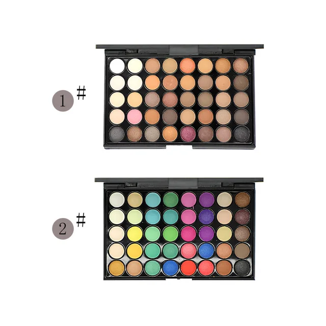 Palette Maquillage de fards à paupières 40 couleurs, ensemble de maquillage cosmétique
