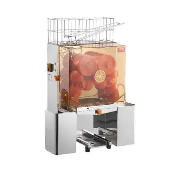 SucceBuy Commercial Orange Juicer Machine Automatic Juice Extractor Stainless Steel Orange Squeezer with Pull-Out Filter Box 1