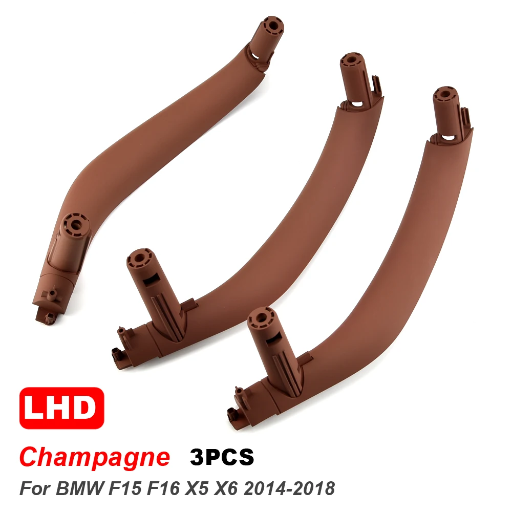 BMW X5 X6 F15 F16 2014-2018 51417292243 51417292244 용 자동차 좌우 내부 도어 내부 ABS 풀 핸들 트림 커버