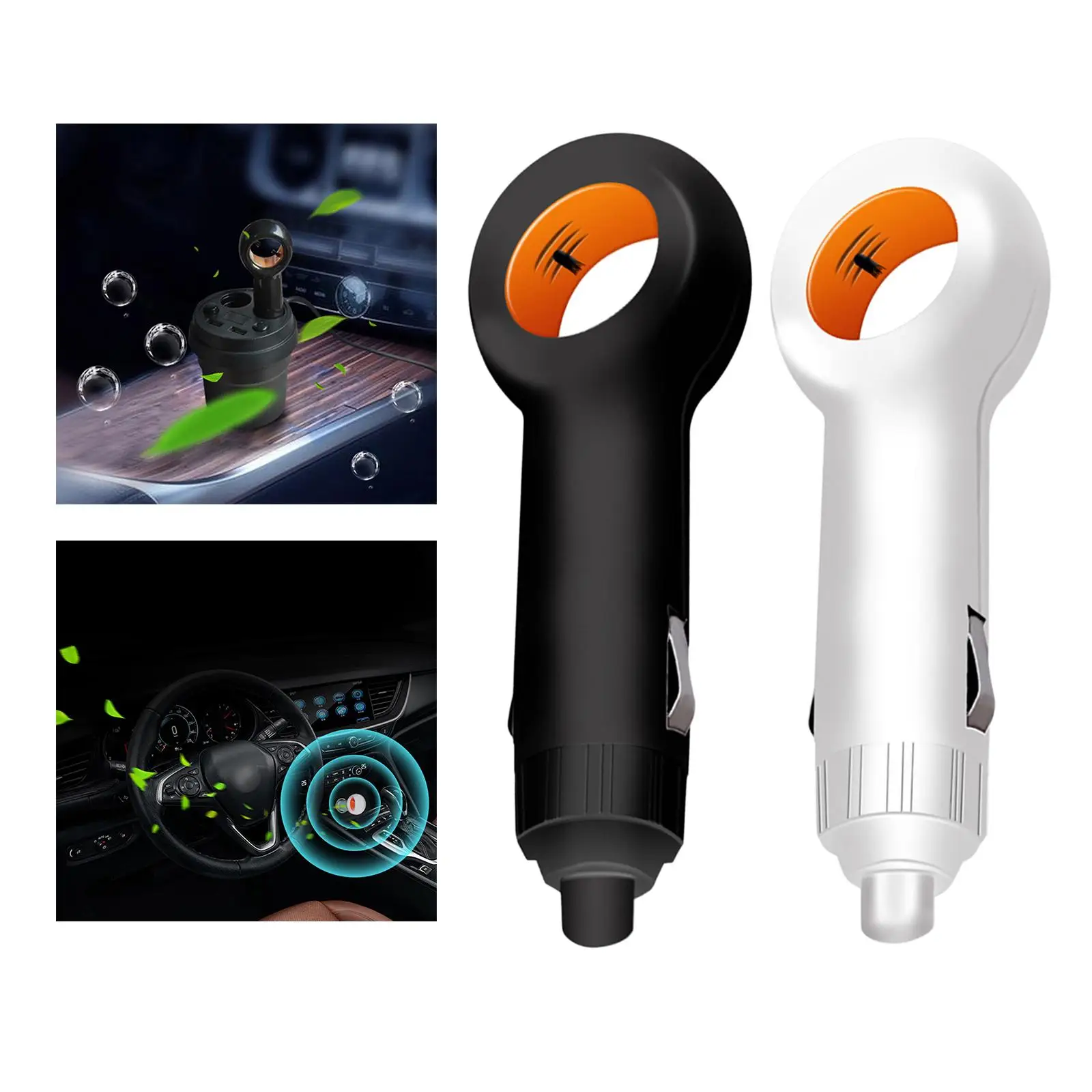 Car Air Purifier Negative Ions Generator Cleaner Ozone Ionizer for Travel