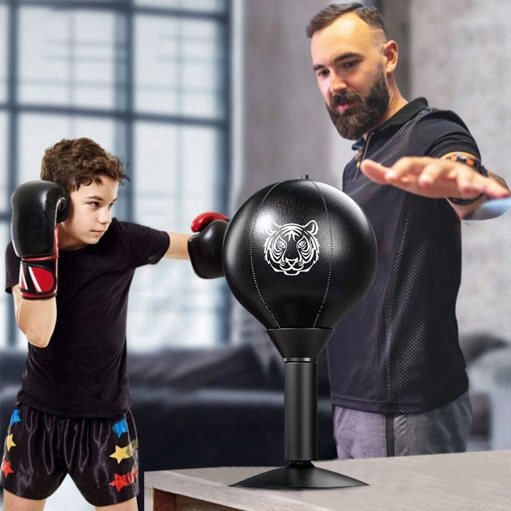 Desktop Boxing Punching Bag Heavy Duty Stress Relief Boxing Bag Suction Cup Stress Buster Kids Adults