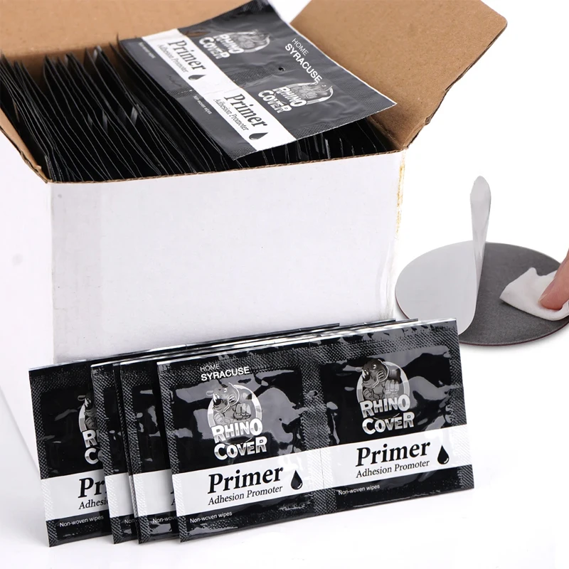 10/30/50/100pcs Primer Adhesion Promoter Bag Non Woven Wipes Auto Parts Adhesion Auxiliary Glue For Double Sided Tape Enhancer 5