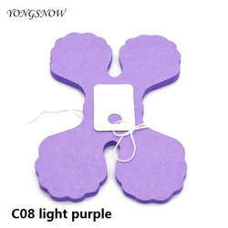 Elegant Four Leaf Clover Paper Garland - Charming Decor for Weddings, Parties, and Celebrations (C08light purple)