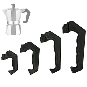 Moka Pot Coffee Pot Handle Coffee Espresso Moka Stove Pot Handle Replacement Parts 1/3/6/9/12 Cups Coffee Accessories 1
