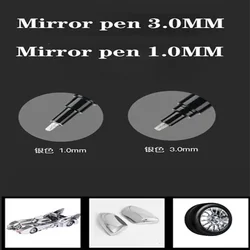 Electroplating Mirror Silver Touch - Up Paint Pen - Waterproof & Durable (Silver - 1.0mm - 3.0mm)