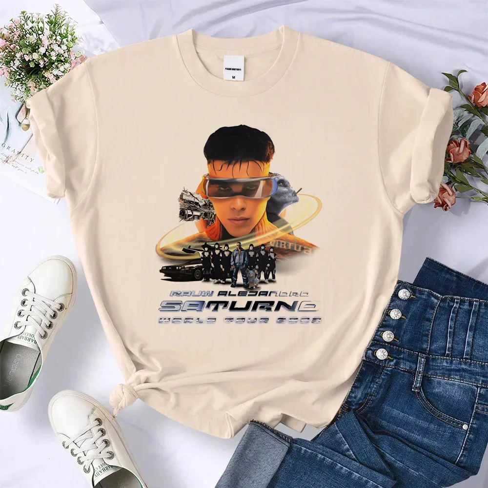 Rauw Alejandro t shirt women Vintage Psychedelic Breathable Classic Retro Y2k tshirt Graphic Punk harajuku Vintage graphic 2