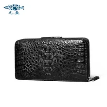 

yuanyu new Crocodile leather men wallet male leather imported from Thailand crocodile leather handbag long wallet large capacity