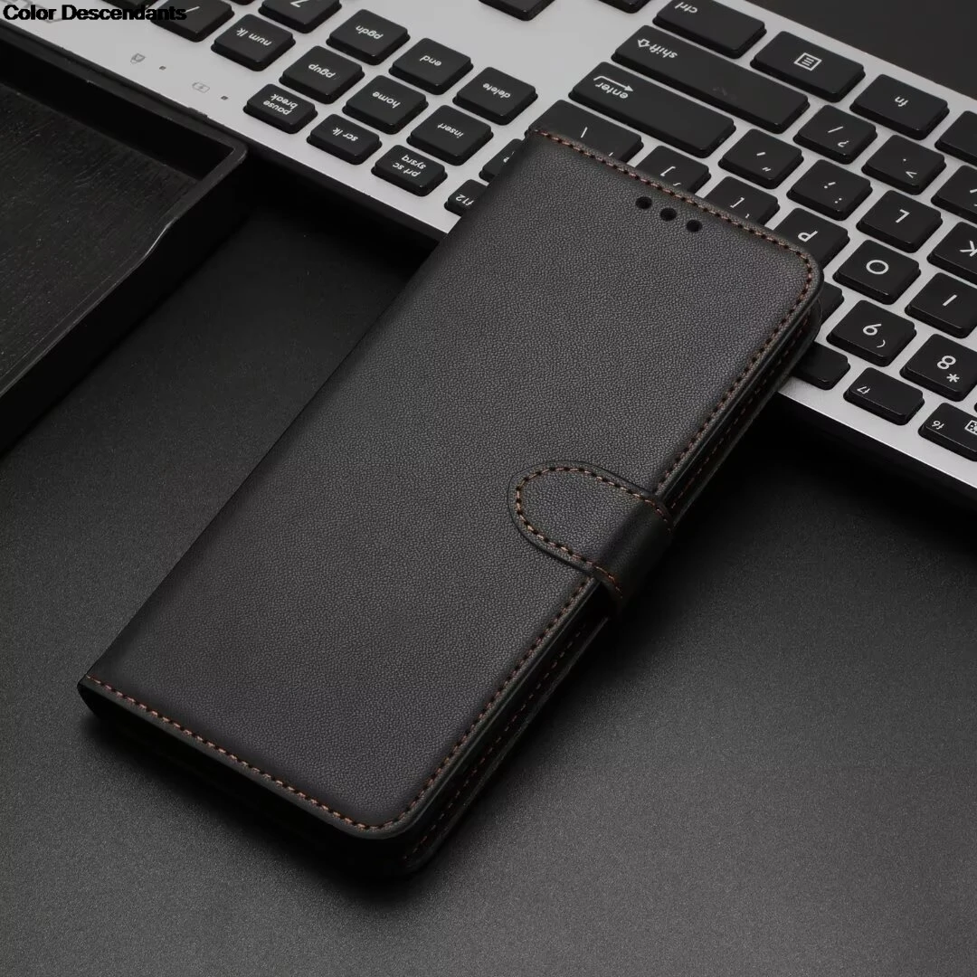 Elegant Flip Leather Wallet Phone Case - Premium Protection with Card Holder & Magnetic Closure