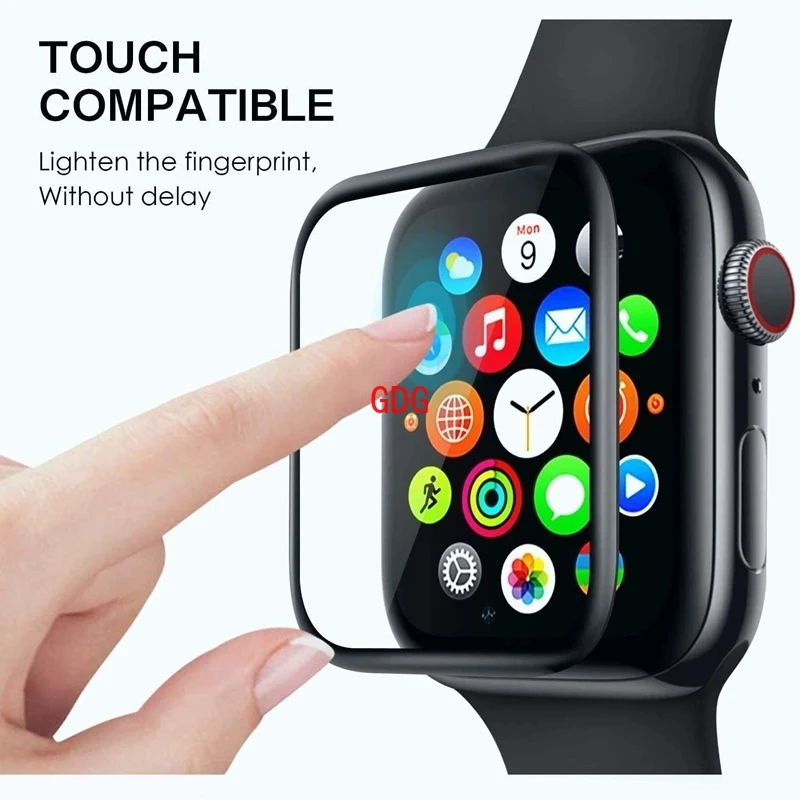 1-4PCS Protector Film for Apple Watch 7 6 SE 5 4 3 Screen Protectors 40MM 41MM 42MM 44MM 45MM on Iwatch 4/5/6/SE/7 Series 38mm