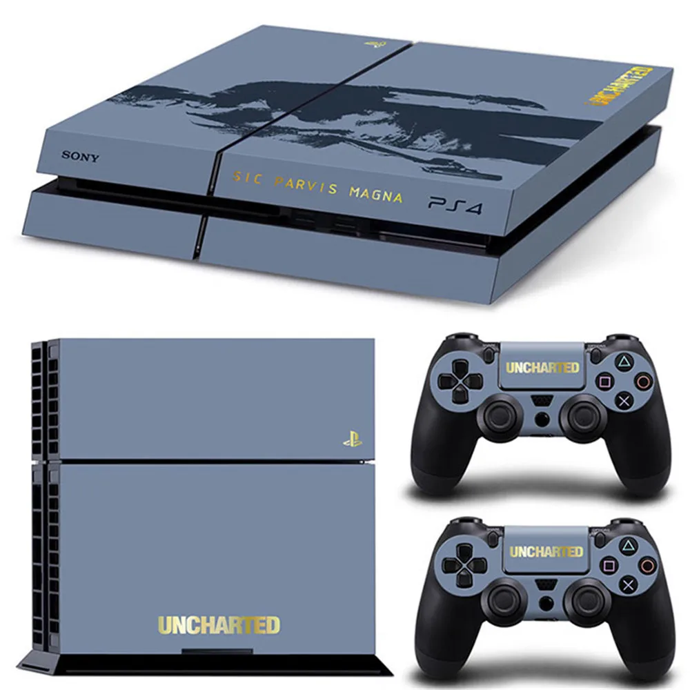 Vinil Adesivo para Ps4 Controlador Novo Design Capa para Console Ps4 Decalque Peças Peles de Proteção