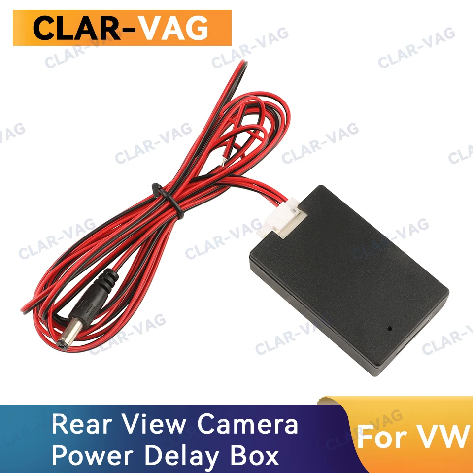 Per Vw Audi Car Rear View Camera Power Delay Timer Box 12V Dc Relè Di Potenza Filtro Raddrizzatore Condensatore Connettore Per Rcd330 Rcd340