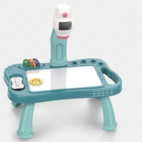 Children Led Projector Art Drawing Table Set Kids Painting Board Desk Arts Crafts Educational Learning Paint Tools Gift For Girl - Image 2
