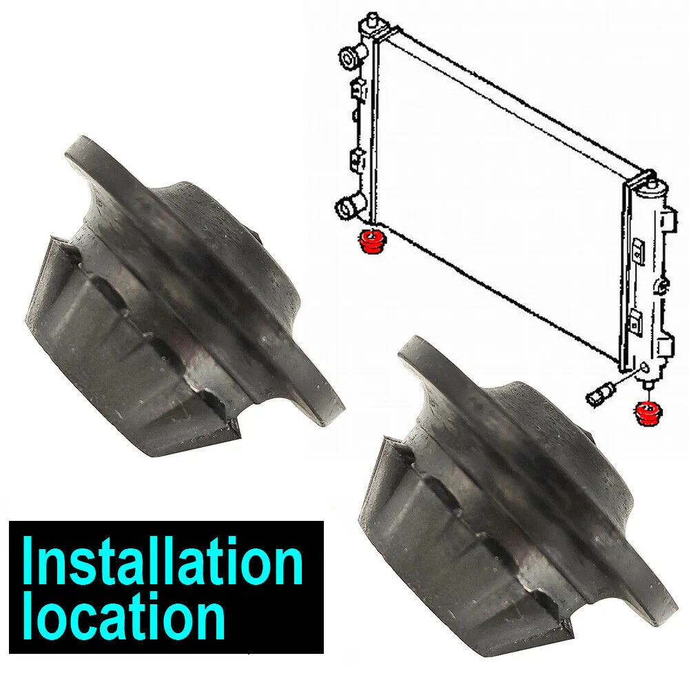 

2pcs Car Radiator Rubber Bushing For NISSAN Almera/Pathfinder/Primera Car Upper And Lower Radiator Installation Rubber Pads