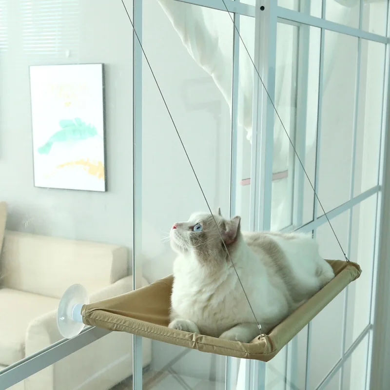 

Подвесной гамак для кошек, подвесная кошачья кровать, для домашних животных, вес 20 кг, рама для котят, скалолазания