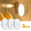 Motion Sensor LED Night Light USB Rechargeable Night Lamp For Kitchen Cabinet Wardrobe Lamp Staircase Wireless Closet Light 1