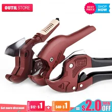 

FGHGF Aluminum Alloy Body PVC Pipe Cutter Scissors Ratchet PVC/PU/PP/PE Tube Pliers Hose Cutting DIY Hand Tool Multitool