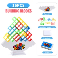 Balance Stacking Tower: Engaging Puzzle Game for Family Fun and Parties (16PCS)