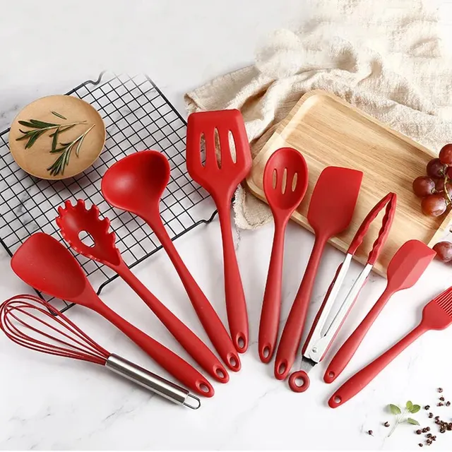 10-Piece Silicone Cookware Set 5