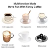 Electric Milk Frother Automatic Stainless Steel Milk Foam Maker Hot and Cold 36db Silent Operation Milk Heating Bubbler Foy Home 5