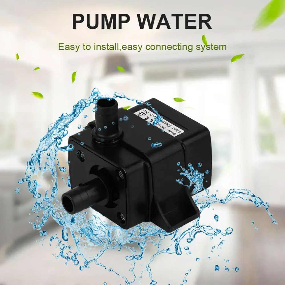 Ultra-Silenzioso Dc 12V 4.2W 240L/H Portata Pompa Brushless Impermeabile Mini Pompa Dell'Acqua Sommergibile Bomba De Agua Distributore Di Acqua Per An