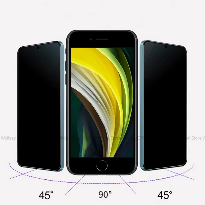 Enhanced Privacy Tempered Glass Screen Protector - 2/4 Pack