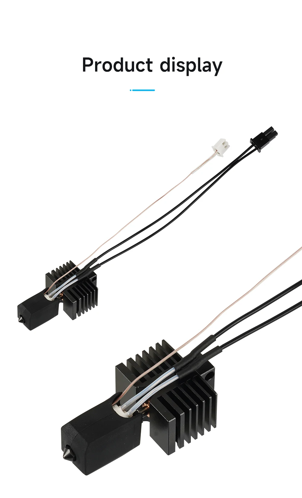 Verbessertes Hotend-Kit für Qidi X plus 3/X max 3/X smart 3/Q1 Pro Hot End Keramik-Heizstab-Druckkopf für QIDI 3D-Drucker – Detail 10