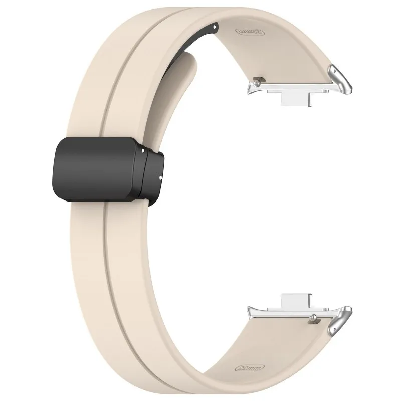 Silicone Magnetic Strap Loop Bracelet for Smartwatch Wristbands