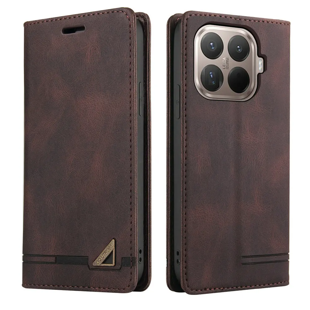 Premium Anti-Theft Leather Wallet Flip Case - Book Cover