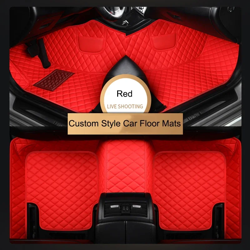 

Custom Car Floor Mats for Audi R8 2007-2014 Year Eco-friendly Leather Interior Accessories