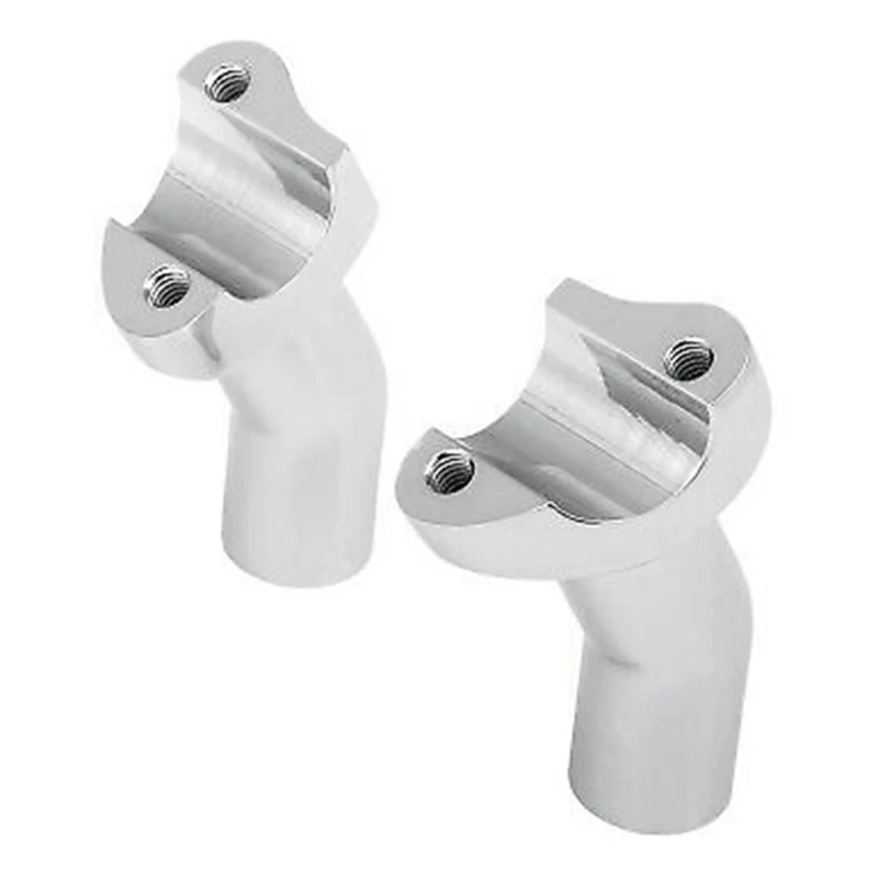 

3.5Inch Tall Pullback Handlebar Risers For Softail Dyna Sportster Touring Pullback Aluminum Straight