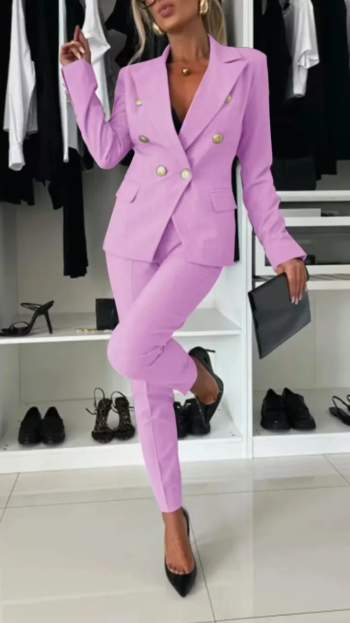 Women Office 2 Piece Set side detail