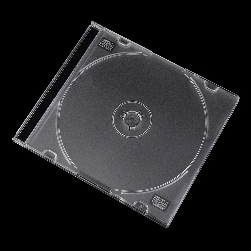 CD Storage Case Transparent Stand Acrylic Holders For CDs DVD Storage Holder Transparent