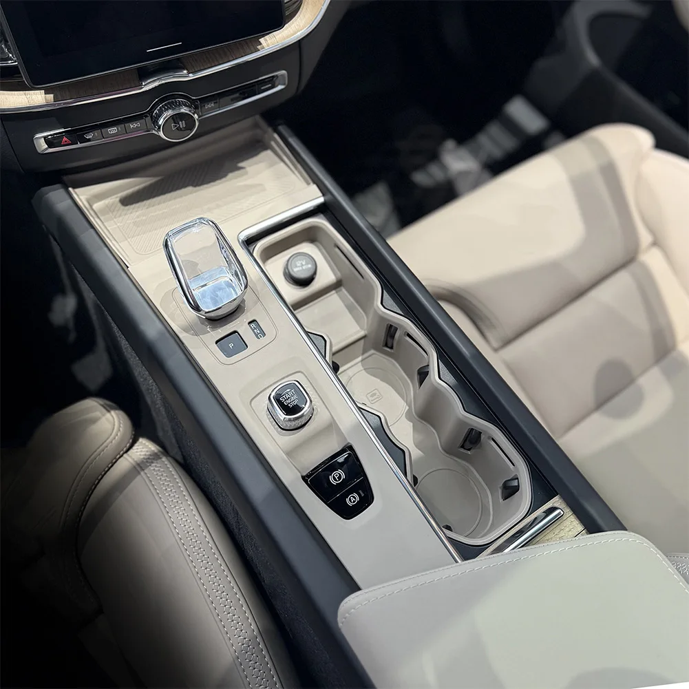 볼보 XC60 2026용 차량 실내 센터 콘솔 후면 컵홀더 수납함 (물컵 및 기타 소품용)
