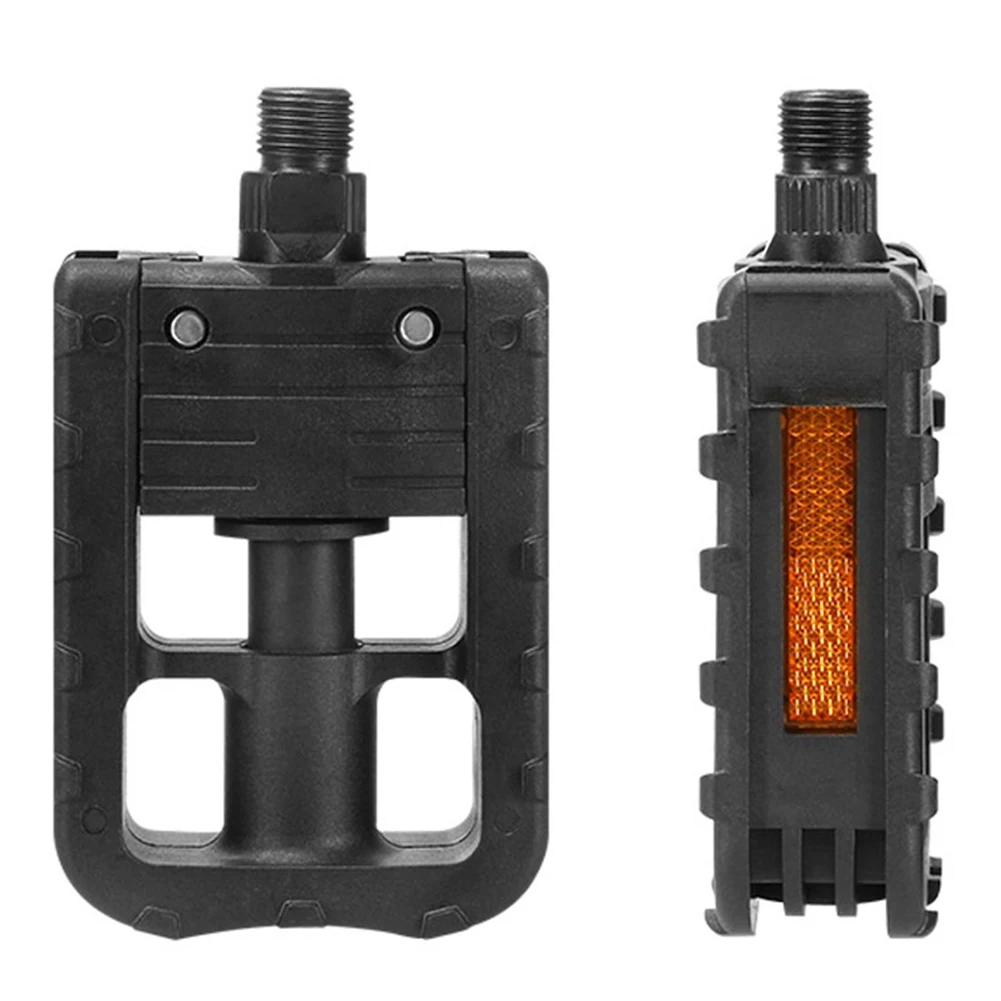 Bicycle Folding Pedal with Reflector Riding Accessories for Folding Bike Electric Vehicle Non-slip Mountain Road Bike Pedal