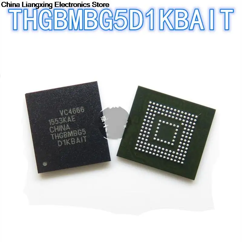 

100% brand new original authentic THGBMBG5D1KBAIT BGA-153 THGBMBG5D1 BGA153 memory chip