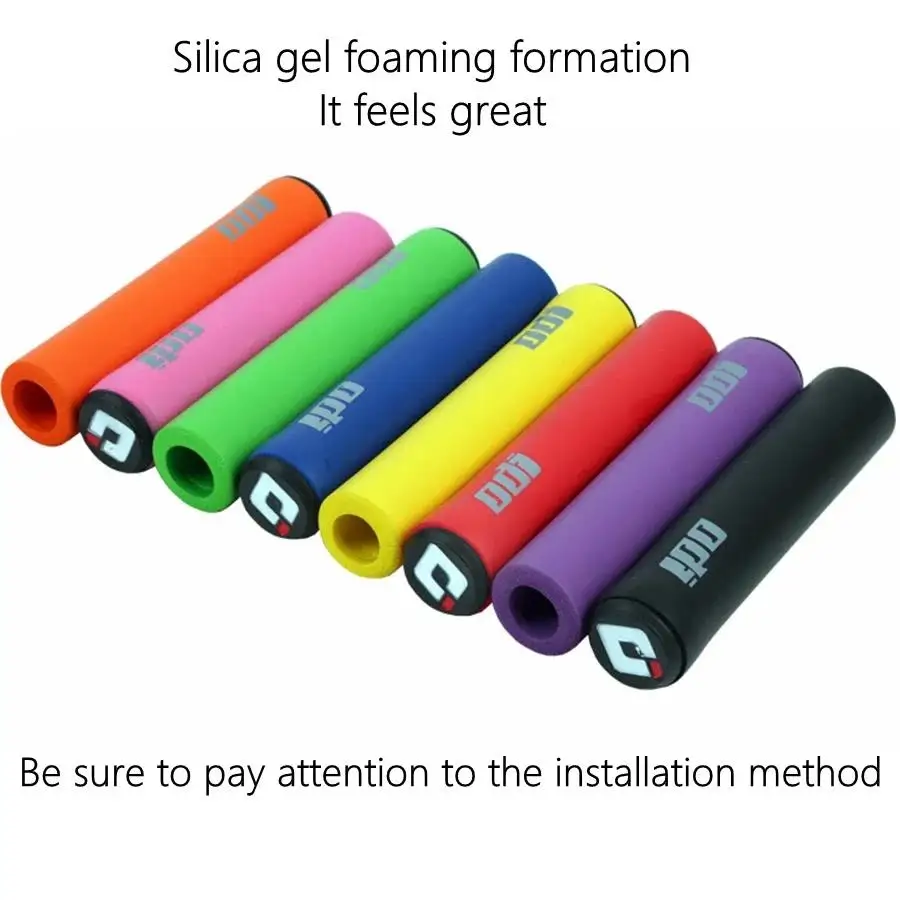 Bicycle Handlebar Grips MTB Folding Bike Cover Silica Gel Foaming Including Plug Bicycle Parts