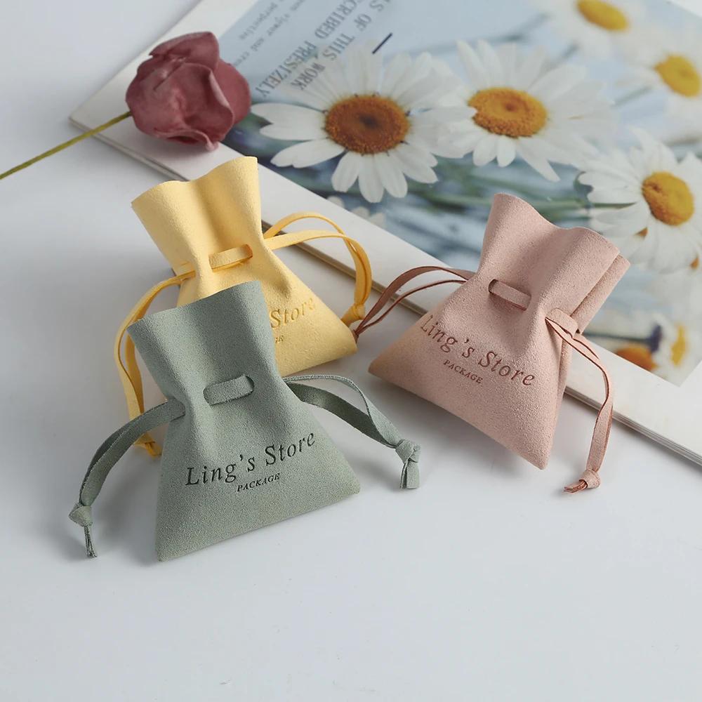 Jewelry Pouch Wholesale 8x8cm Custom Jewellery Bag Pouch