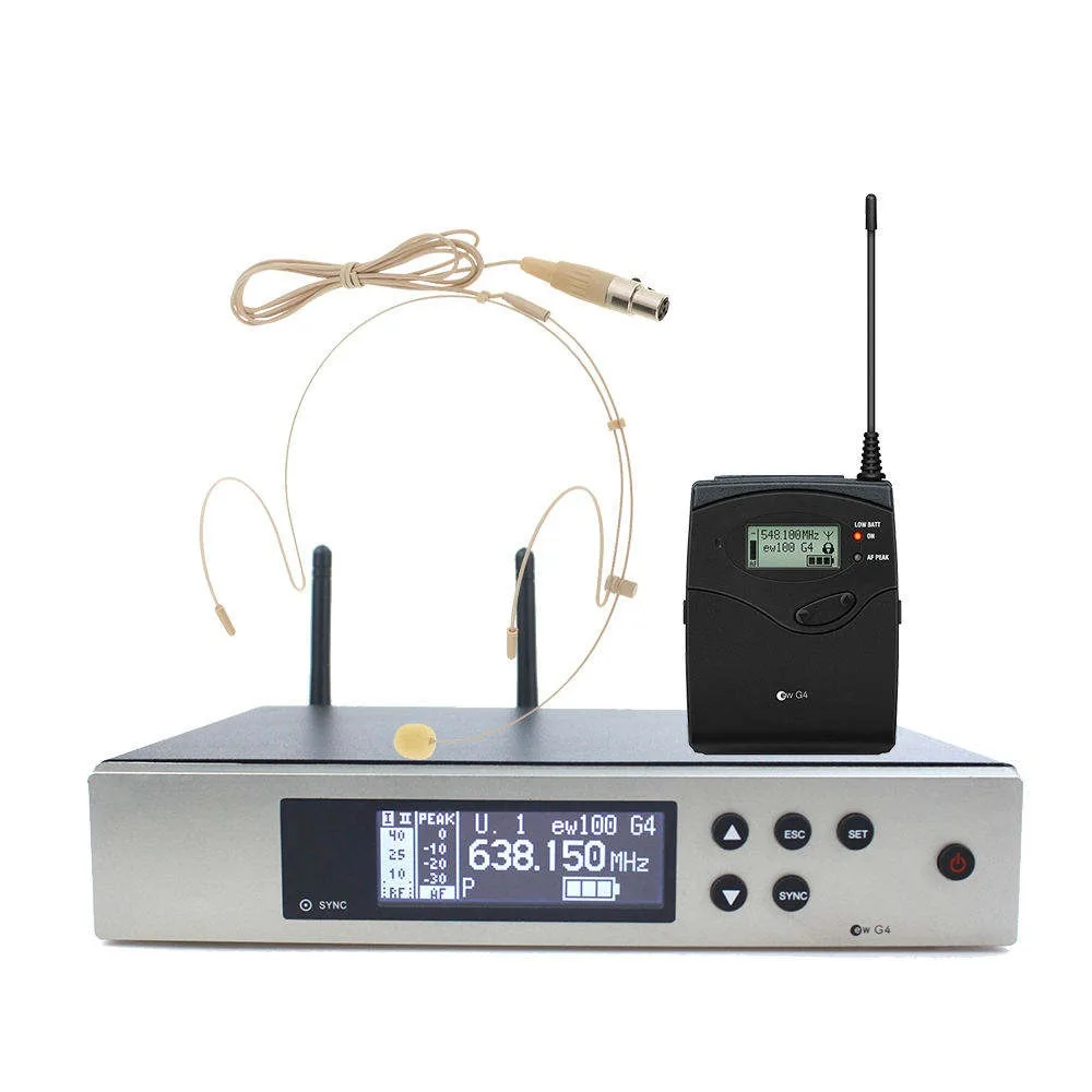 EW100 G4 EW135G4 오디오 UHF 무선 마이크 시스템 EW100G4 EW100 G4 핸드헬드 라펠 헤드폰 마이크